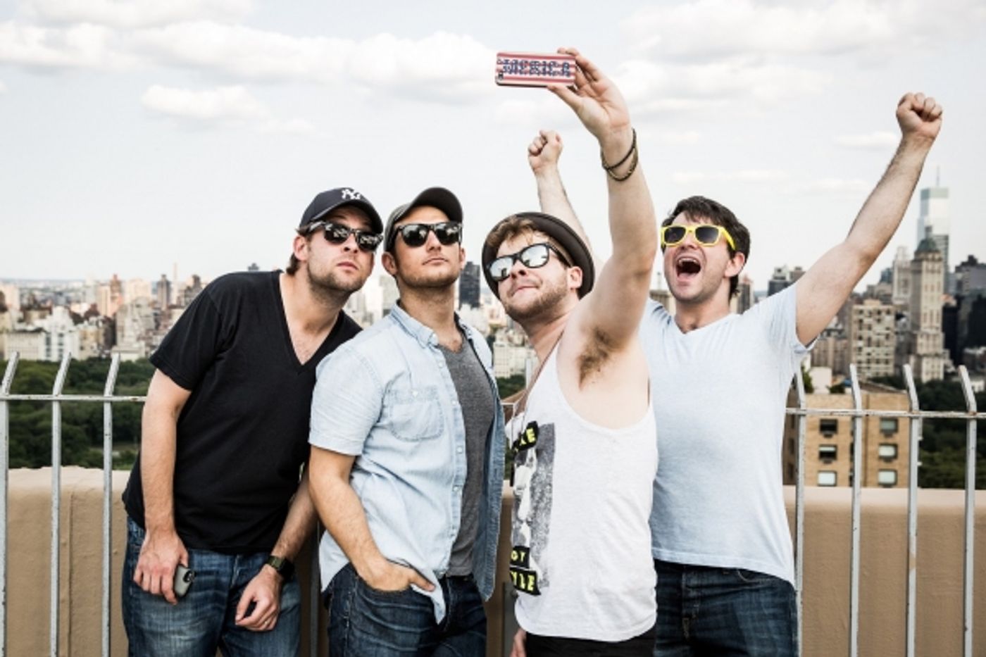 Photo Flash Exclusive: Alex Brightman, Drew Gasparini, F. Michael Haynie, & Andrew Kober Preview New Show THE (M)ORONS HAPPY HOUR!  Image