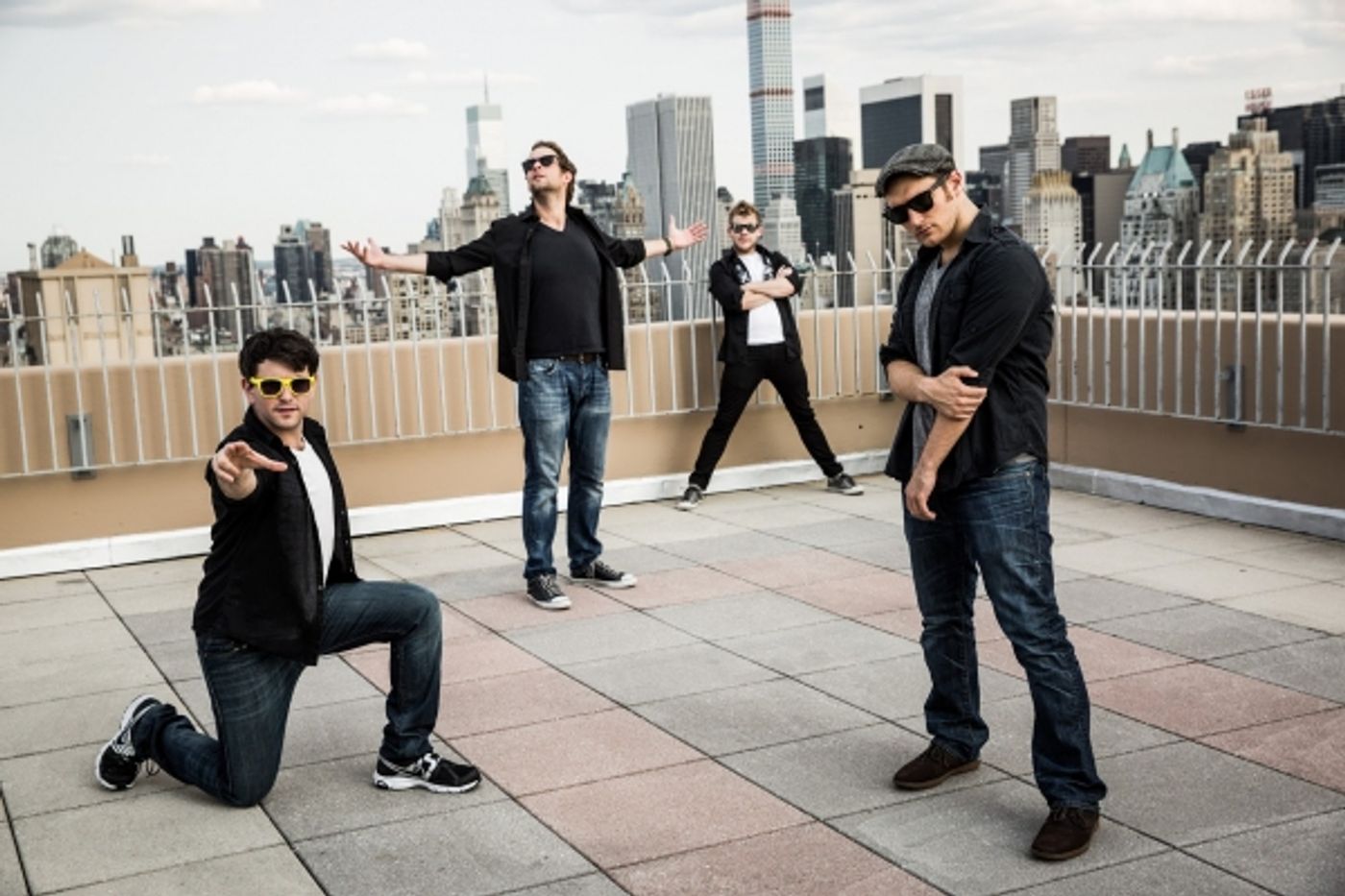 Photo Flash Exclusive: Alex Brightman, Drew Gasparini, F. Michael Haynie, & Andrew Kober Preview New Show THE (M)ORONS HAPPY HOUR!  Image