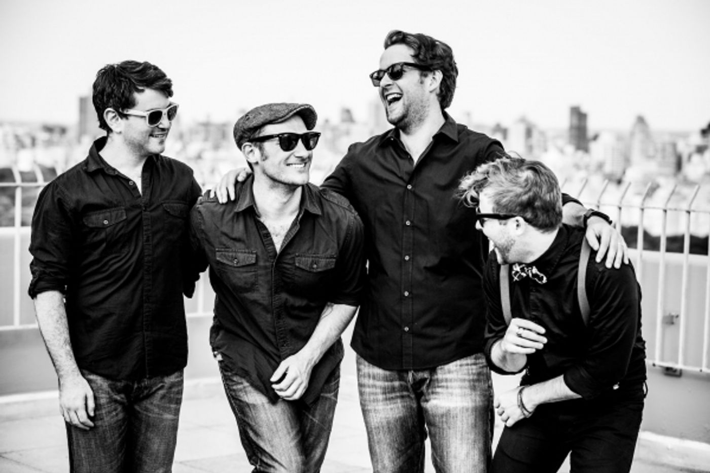 Photo Flash Exclusive: Alex Brightman, Drew Gasparini, F. Michael Haynie, & Andrew Kober Preview New Show THE (M)ORONS HAPPY HOUR!  Image