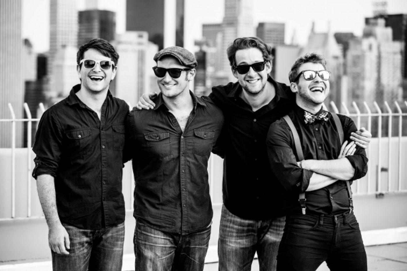 Photo Flash Exclusive: Alex Brightman, Drew Gasparini, F. Michael Haynie, & Andrew Kober Preview New Show THE (M)ORONS HAPPY HOUR!  Image