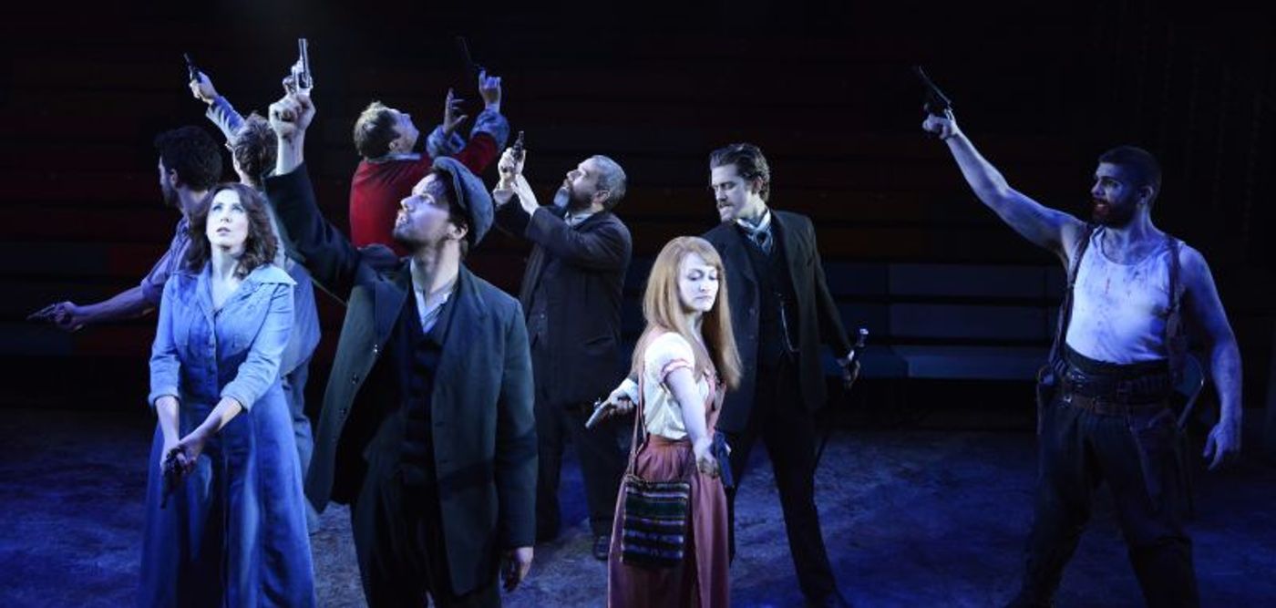 Photo Flash: First Look at Aaron Tveit, Catherine Tate and More in ASSASSINS, Opening Tonight at Menier Chocolate Factory Photo Flash: First Look at Aaron Tveit, Catherine Tate and More in ASSASSINS, Opening Tonight at Menier Chocolate Factory Image