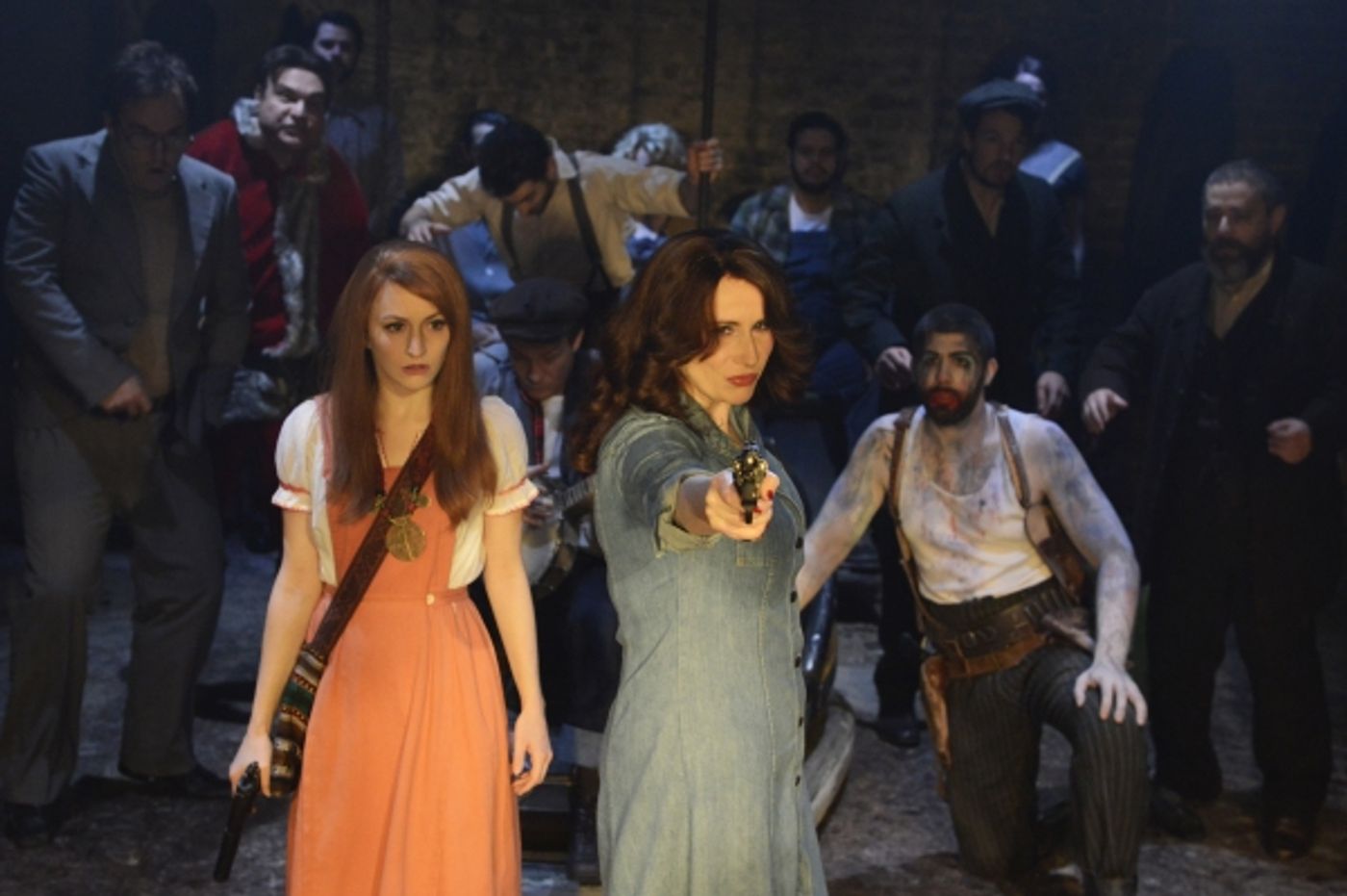 Photo Flash: First Look at Aaron Tveit, Catherine Tate and More in ASSASSINS, Opening Tonight at Menier Chocolate Factory  Image