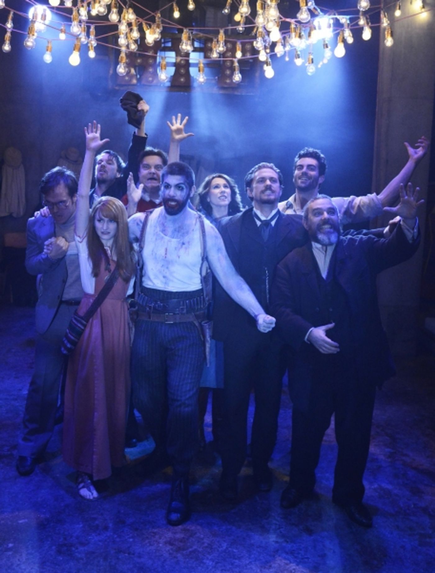 Photo Flash: First Look at Aaron Tveit, Catherine Tate and More in ASSASSINS, Opening Tonight at Menier Chocolate Factory Photo Flash: First Look at Aaron Tveit, Catherine Tate and More in ASSASSINS, Opening Tonight at Menier Chocolate Factory Image