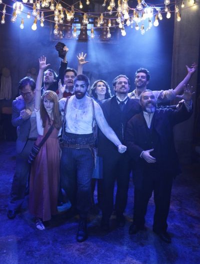 Background: Harry Morrison (John Hinckley), David Roberts (Leon Czolgosz), Mike McSha Photo