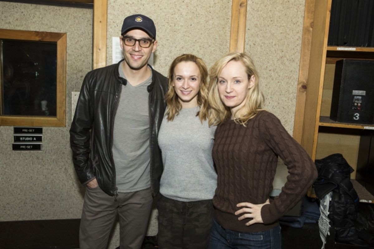 Ryan Silverman, Emily Padgett and Erin Davie at 