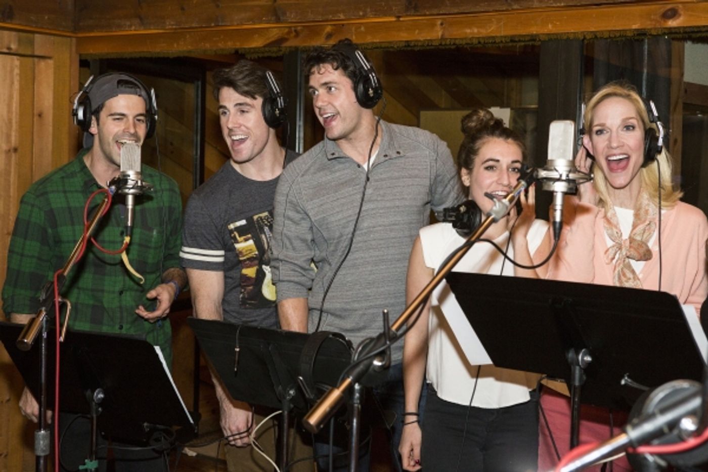 Photo Coverage: In the Recording Studio with the Cast of SIDE SHOW  Image