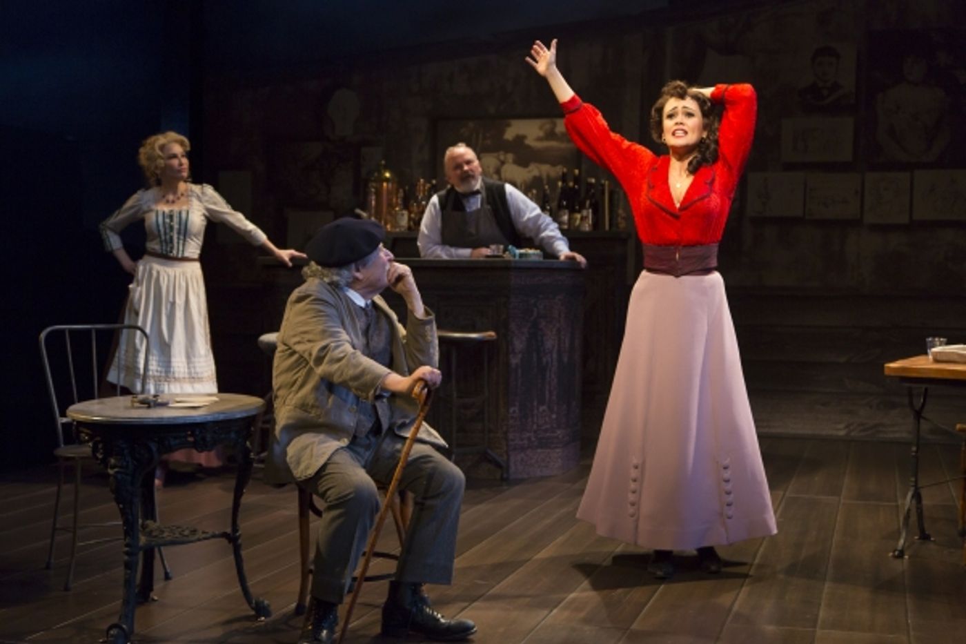 Photo Flash: First Look at Robbie Tann, David Margulies, Dina Shihabi and More in Long Wharf Theatre's PICASSO AT THE LAPIN AGILE  Image