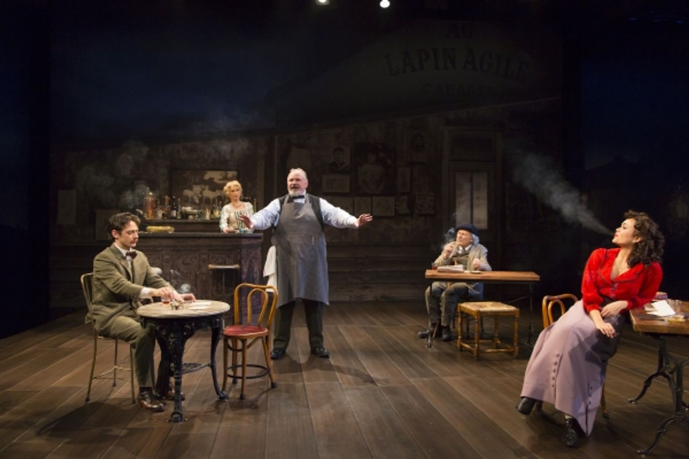 Photo Flash: First Look at Robbie Tann, David Margulies, Dina Shihabi and More in Long Wharf Theatre's PICASSO AT THE LAPIN AGILE  Image
