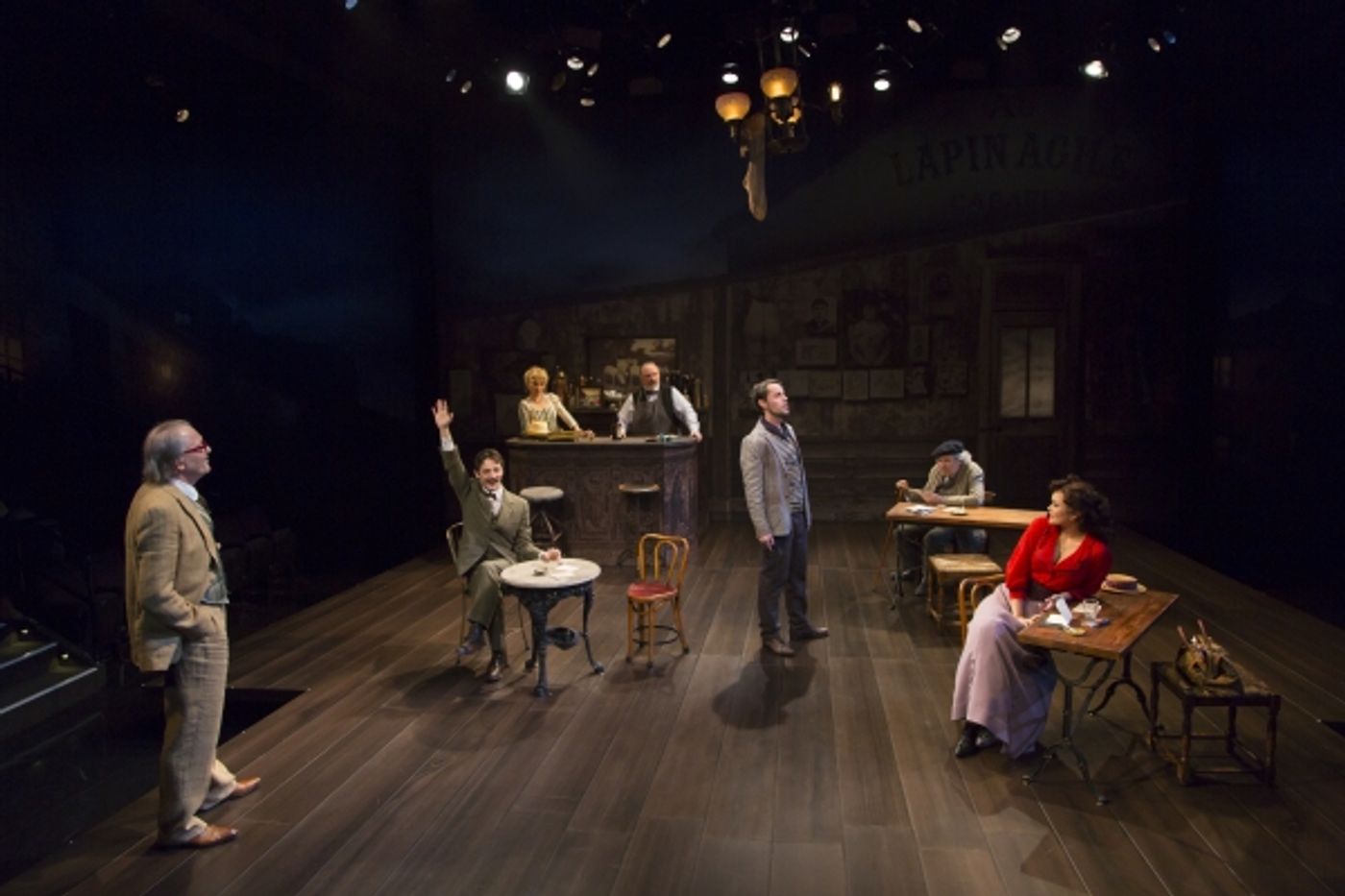 Photo Flash: First Look at Robbie Tann, David Margulies, Dina Shihabi and More in Long Wharf Theatre's PICASSO AT THE LAPIN AGILE  Image