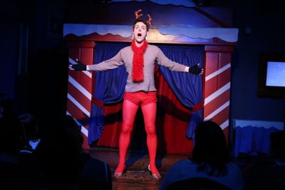 Rudolph (Grant Drager) celebrates his true self  Photo