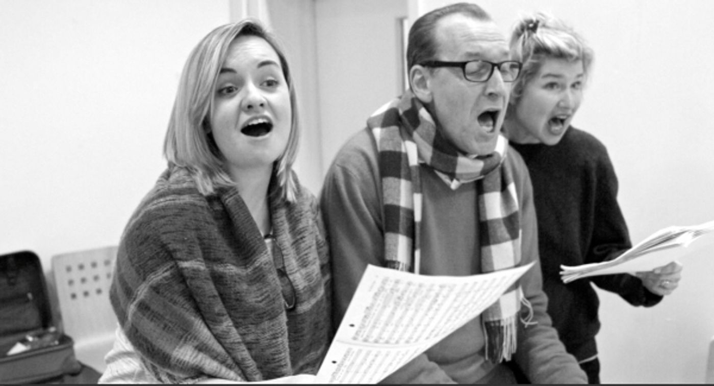 Photo Flash: In Rehearsal for Noel Coward's CHRISTMAS SPIRITS at St. James Studio  Image