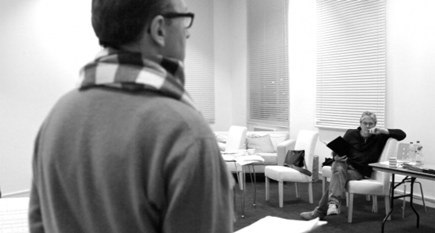 Photo Flash: In Rehearsal for Noel Coward's CHRISTMAS SPIRITS at St. James Studio  Image