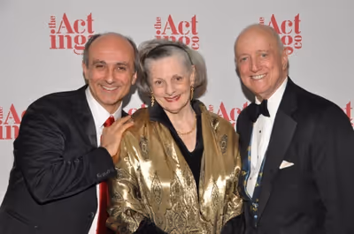 The Acting Company Alumnus, Stephen DeRosa with The Acting Company Board member Dana  Photo