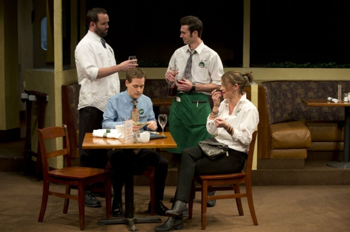 Danny Wolohan, T.R. Knight, Cameron Scoggins and Elvy Yost at 