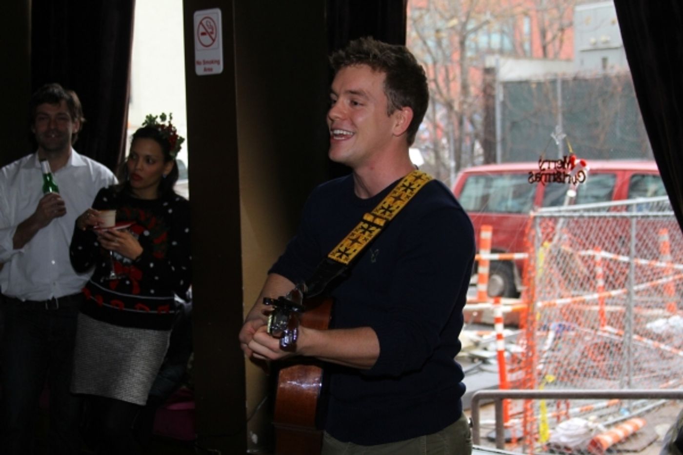 Photo Flash: BDF Students Perform at Thomas Roberts' MSNBC Holiday Party!  Image