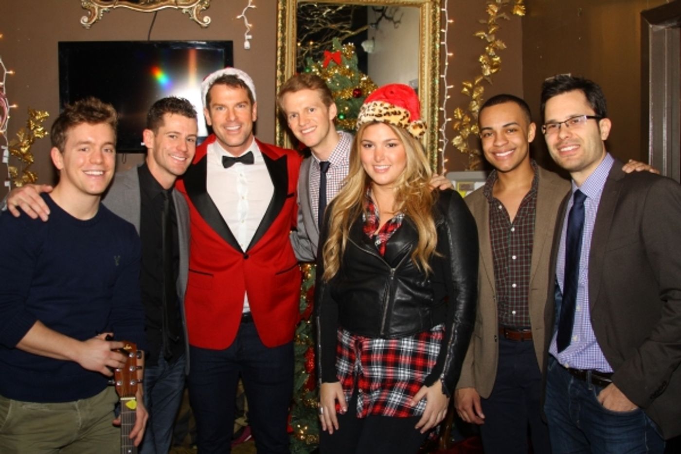 Photo Flash: BDF Students Perform at Thomas Roberts' MSNBC Holiday Party!  Image