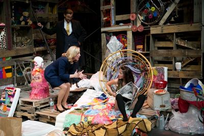 Michael T. Weiss as Bruce, Kate Mulligan as Smith, Olivia Thirlby as Romi Photo