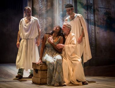 Thaisa (Lisa Berry) makes a miraculous recovery under the care of the seer Cerimon (R Photo