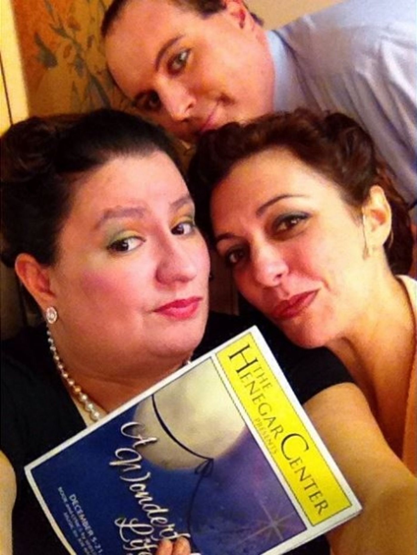 Photo Flash: Saturday Intermission Pics - Dec. 6, Part 2 - DIRTY ROTTEN SCOUNDRELS Parodies CATS, & More  Image