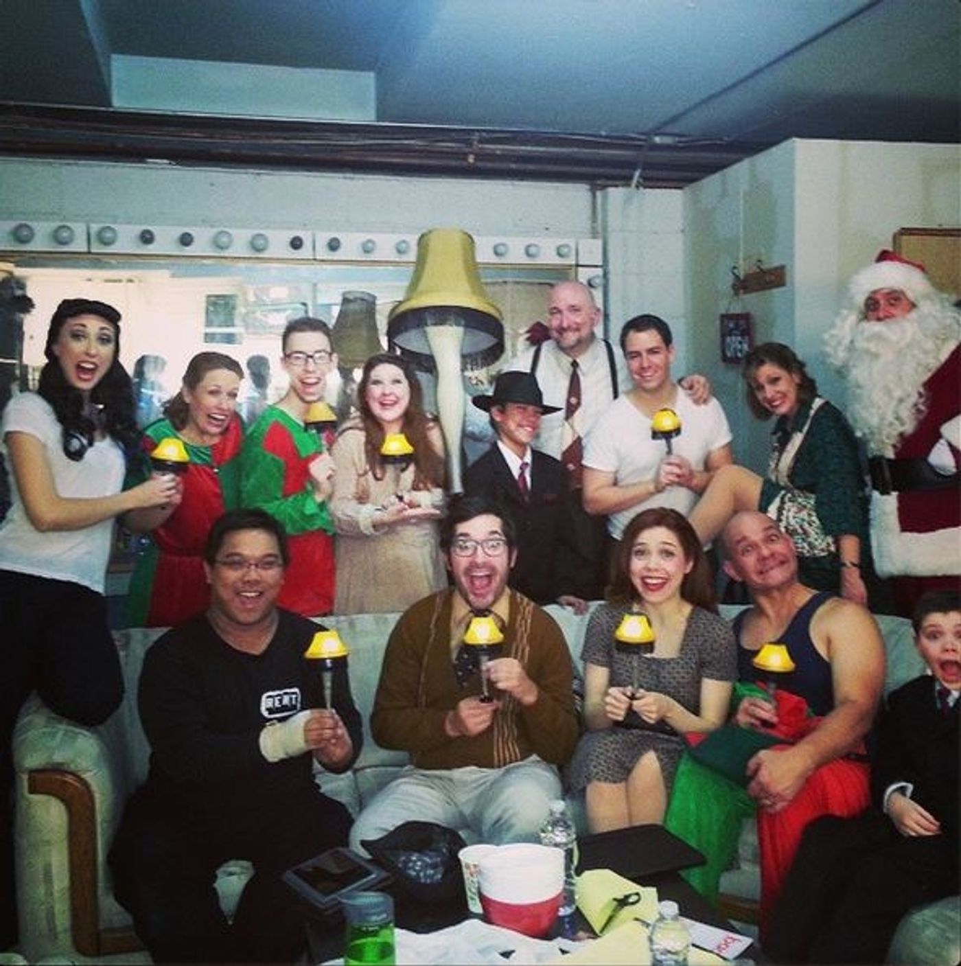 Photo Flash: Saturday Intermission Pics - Dec. 6, Part 2 - DIRTY ROTTEN SCOUNDRELS Parodies CATS, & More  Image