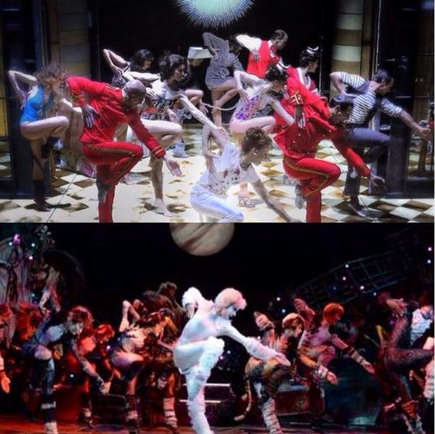 Photo Flash: Saturday Intermission Pics - Dec. 6, Part 2 - DIRTY ROTTEN SCOUNDRELS Parodies CATS, & More  Image