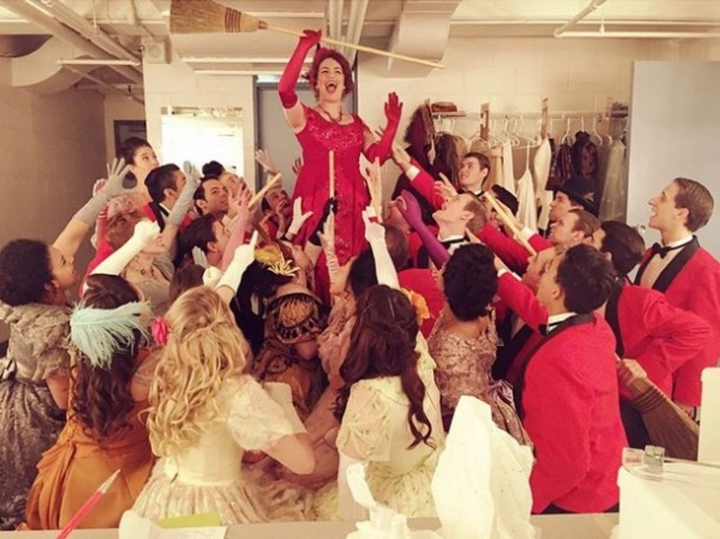 Photo Flash: Saturday Intermission Pics - Dec. 6, Part 2 - DIRTY ROTTEN SCOUNDRELS Parodies CATS, & More  Image