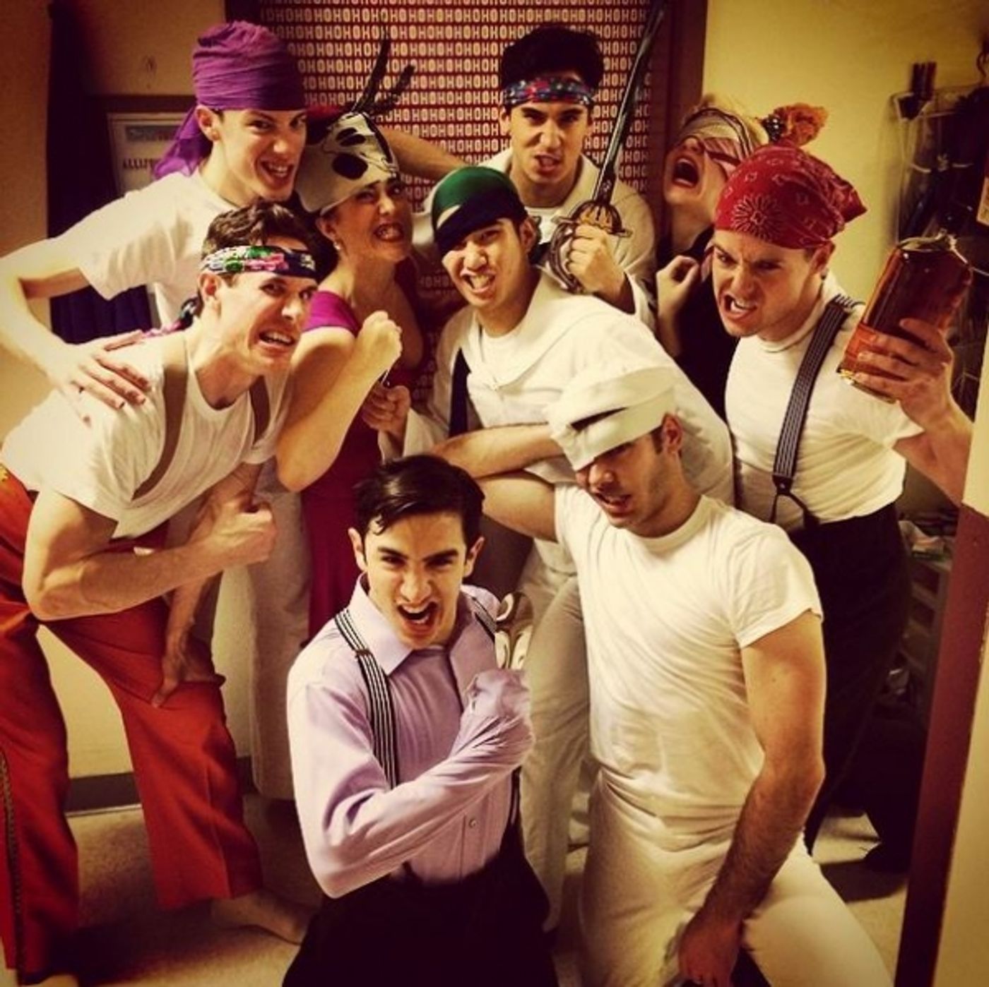 Photo Flash: Saturday Intermission Pics - Dec. 6, Part 2 - DIRTY ROTTEN SCOUNDRELS Parodies CATS, & More  Image