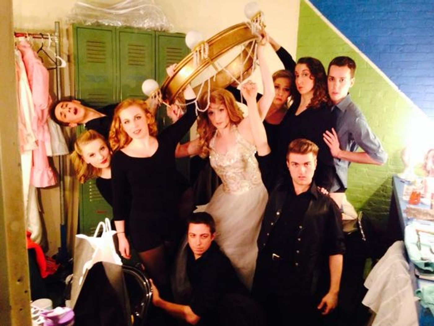 Photo Flash: Saturday Intermission Pics - Dec. 6, Part 2 - DIRTY ROTTEN SCOUNDRELS Parodies CATS, & More  Image