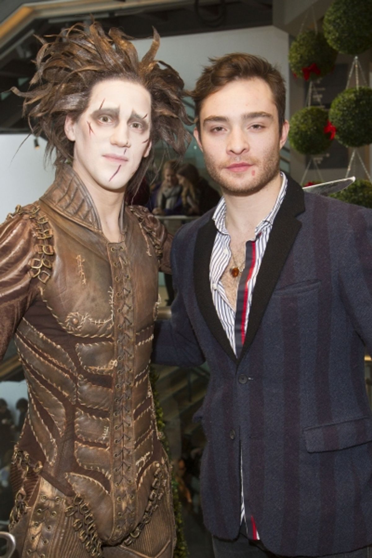 Dominic North (Edward Scissorhands) and Ed Westwick  at 