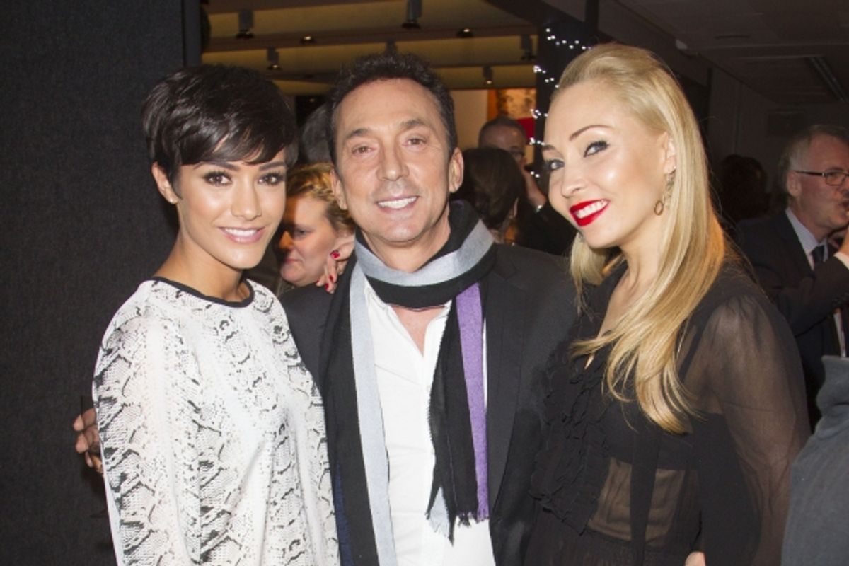 Frankie Bridge, Bruno Tonioli and Iveta Lukosiute at 