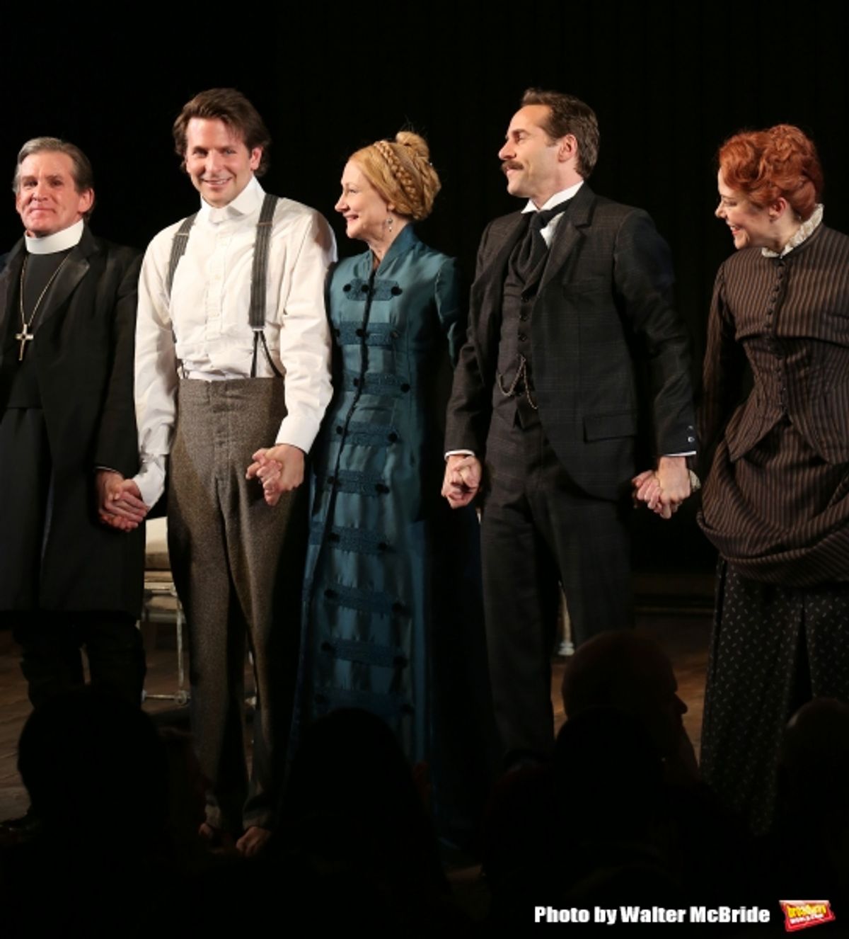 Anthony Heald, Bradley Cooper, Patricia Clarkson, Alessandro Nivola and Kathryn Meisle at 