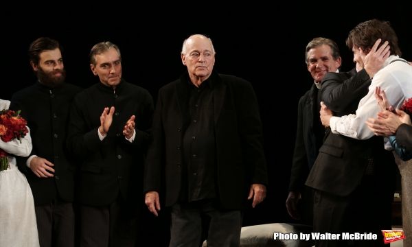 Chris Bannow, Scott Lowell, Playwright Bernard Pomerance,  Anthony Heald, Director Sc Photo