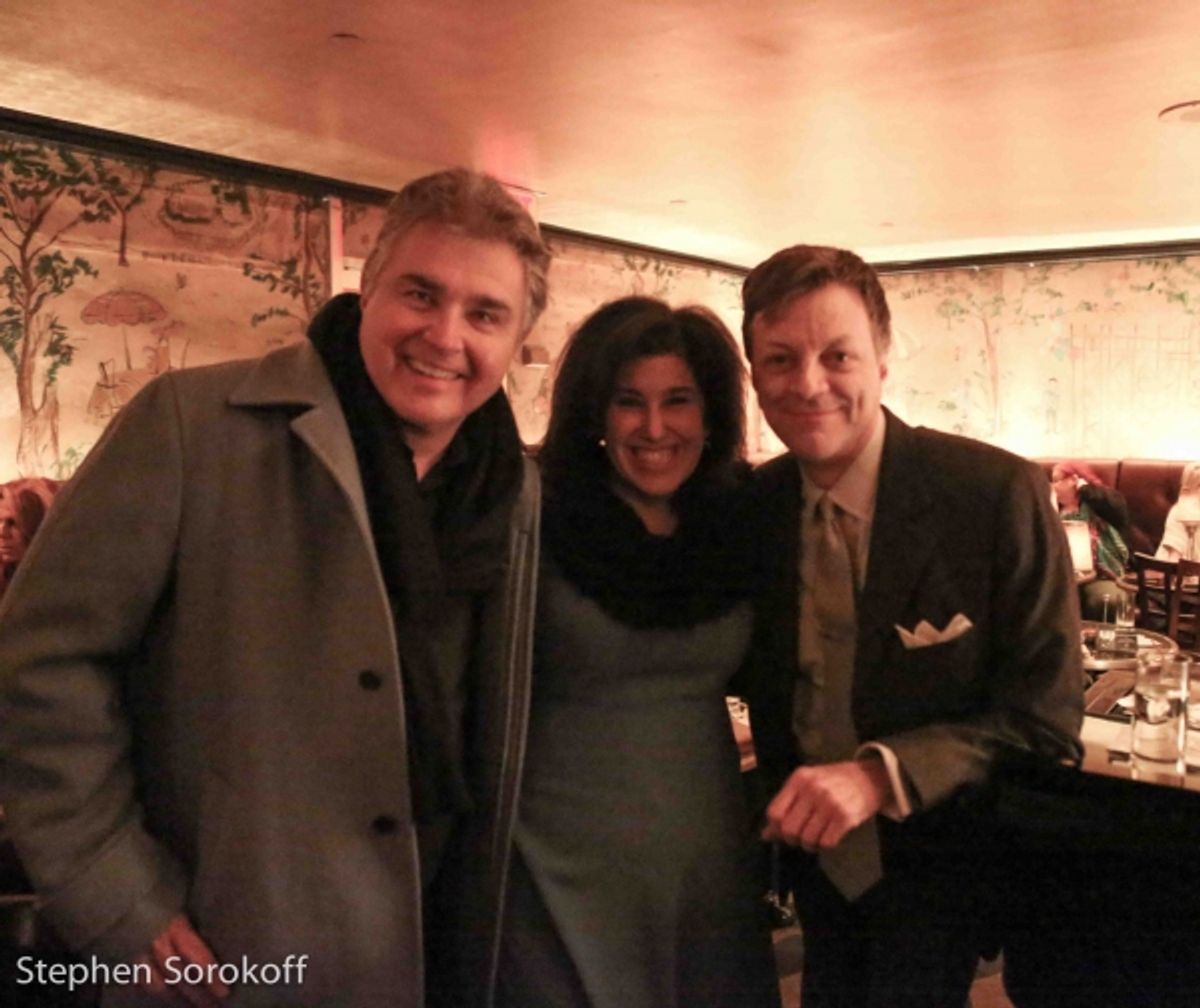 Steve Tyrell, Marcy Heisler, Jim Caruso at 