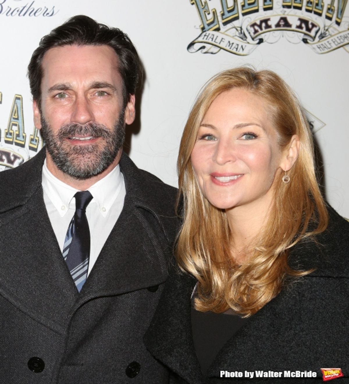 Jon Hamm and Jennifer Westfeldt  at 