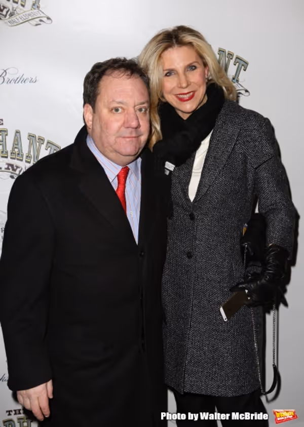 James L. Nederlander and wife Margo  Photo