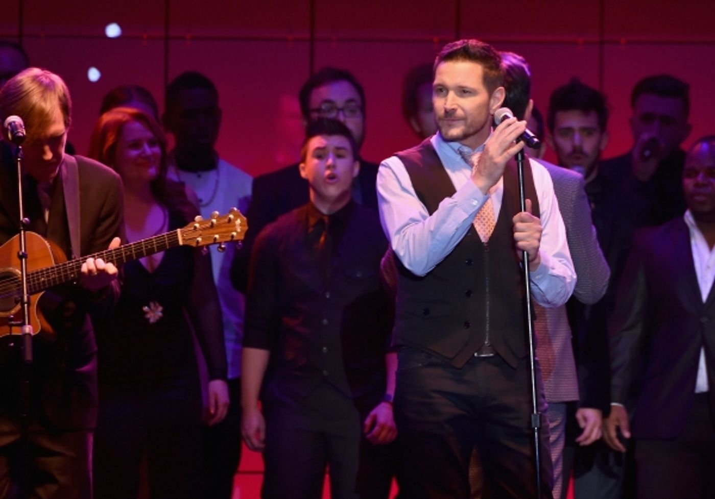 Photo Flash: Jesse Tyler Ferguson, Darren Criss, Alex Newell, Jessica Sanchez and More Perform at TrevorLIVE Photo Flash: Jesse Tyler Ferguson, Darren Criss, Alex Newell, Jessica Sanchez and More Perform at TrevorLIVE Image