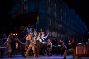 Robert Fairchild, Brandon Uranowicz, Max von Essen and Cast of AN AMERICAN IN PARIS @ BroadwayWorld Robert Fairchild, Brandon Uranowicz, Max von Essen and Cast of AN AMERICAN IN PARIS Photo