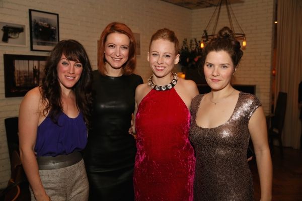 Cast members Samantha Soule, Jelena Stupljanin, Sarah Shaefer and Playwright Charlott Photo