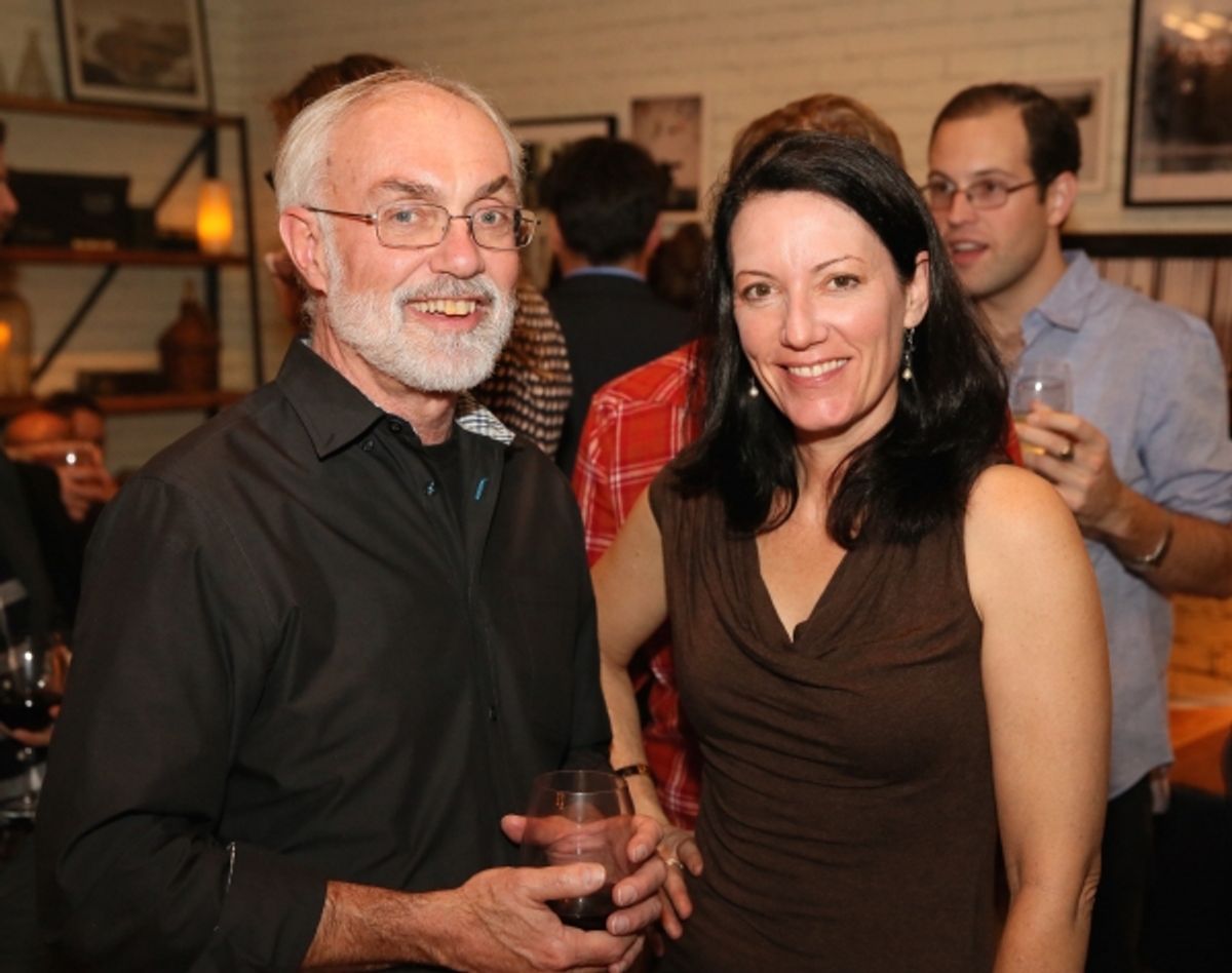David Van Asselt, Rattlestick Artistic Director and Pauline Adamek at 