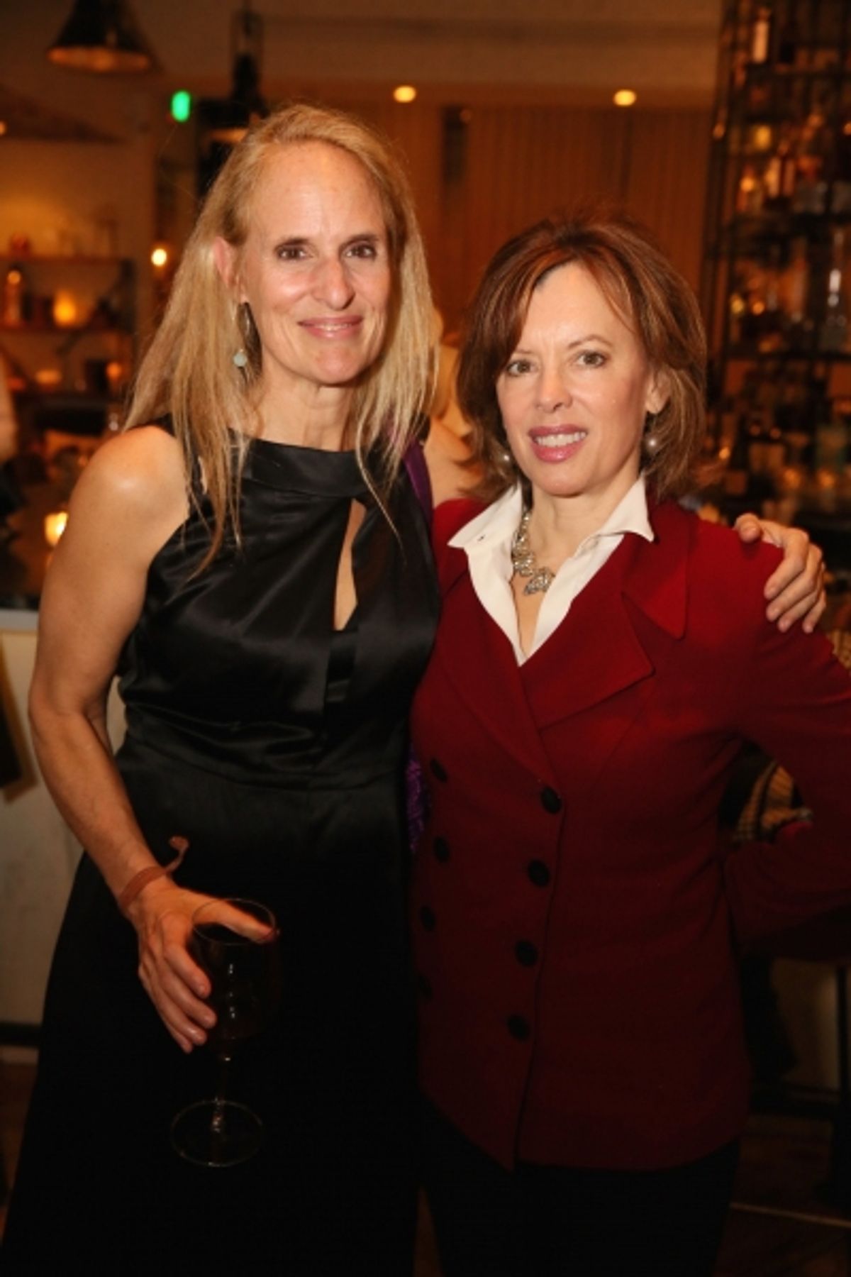 Cast member Wendy vanden Heuvel and Jeanie Hackett at 