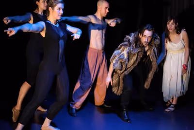 Emily Rogers, Sarah Larson, Ben Burke, Andrew Mueller and Emily Berman in PRETTY PERS Photo