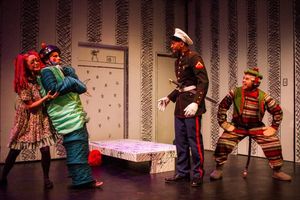 Jennifer Paredes as Phoebe, Brian Butler as Hugo, Edred Utomi as Fritz, and Shaun Tua Photo