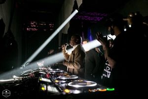 Brooklyn Borough President Eric L. Adams and The Martinez Brothers Photo