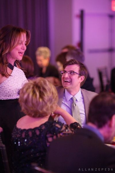 Gala Co-Chair Margie Loeb shares a happy moment with Sing for Hope Chief Operating Of Photo