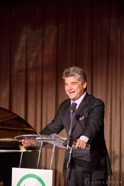 Gala Honoree Jim Woolery spoke about his involvement with Sing for Hope since helping Photo