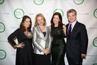 Sing for Hope Co-Founder, Monica Yunus, Gala Featured Performer, Renee Fleming, Sing  Photo