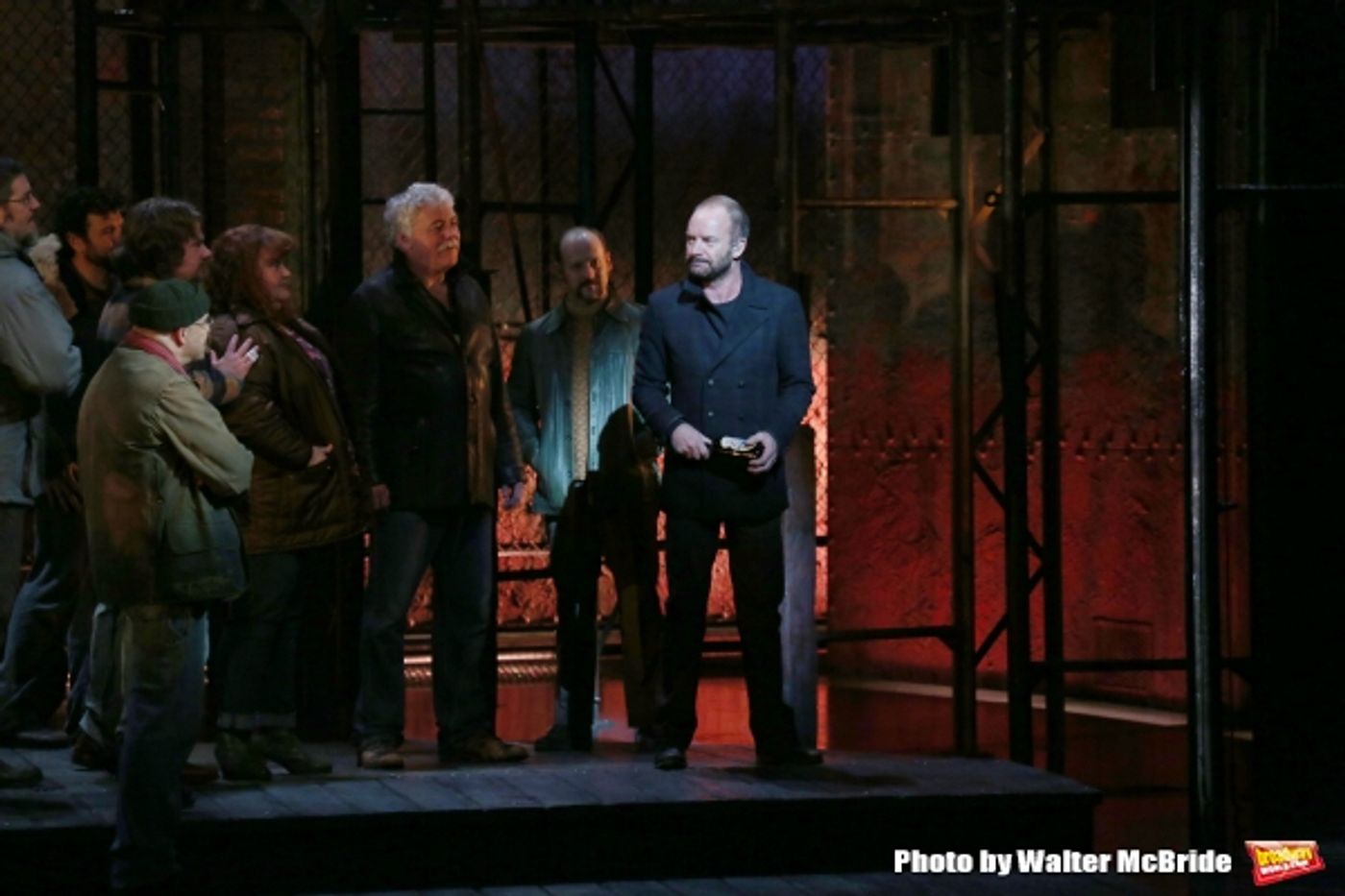 Photo Coverage: Sting Joins the Company of His New Broadway Musical- THE LAST SHIP!  Image