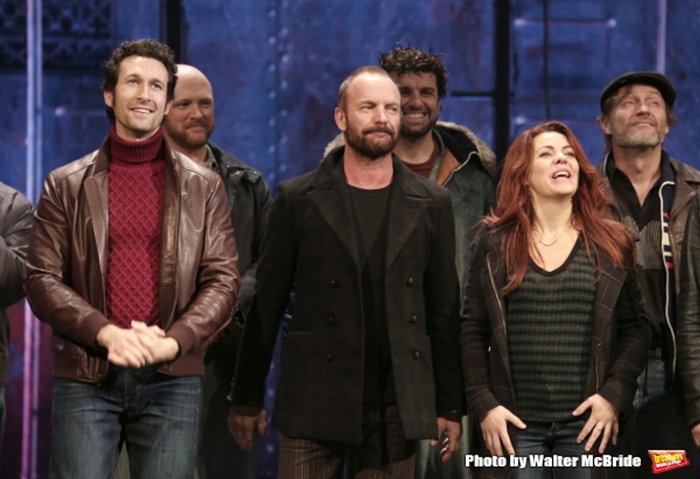 Photo Coverage: Sting Joins the Company of His New Broadway Musical- THE LAST SHIP!  Image