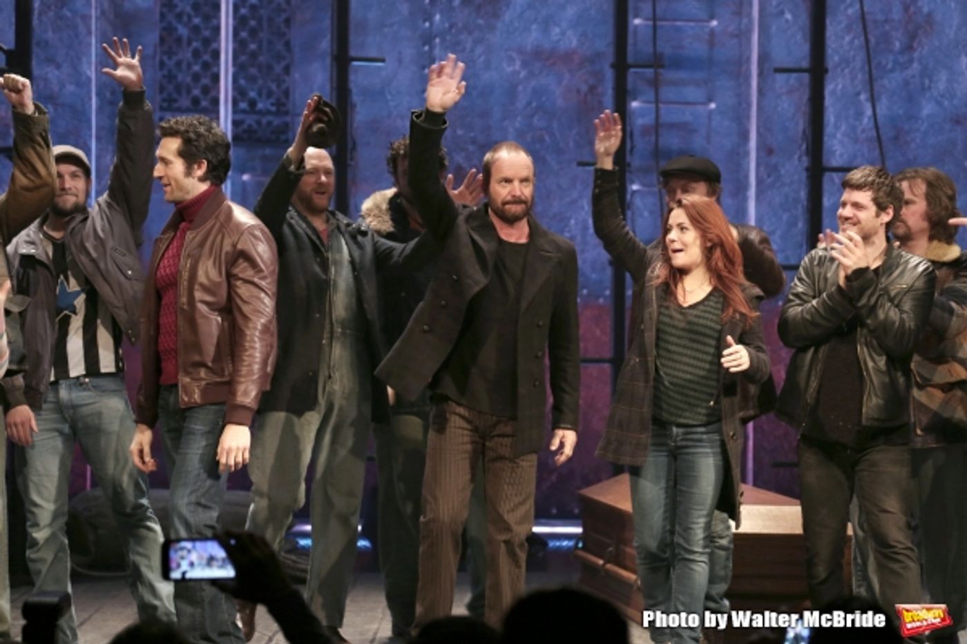 Photo Coverage: Sting Joins the Company of His New Broadway Musical- THE LAST SHIP!  Image