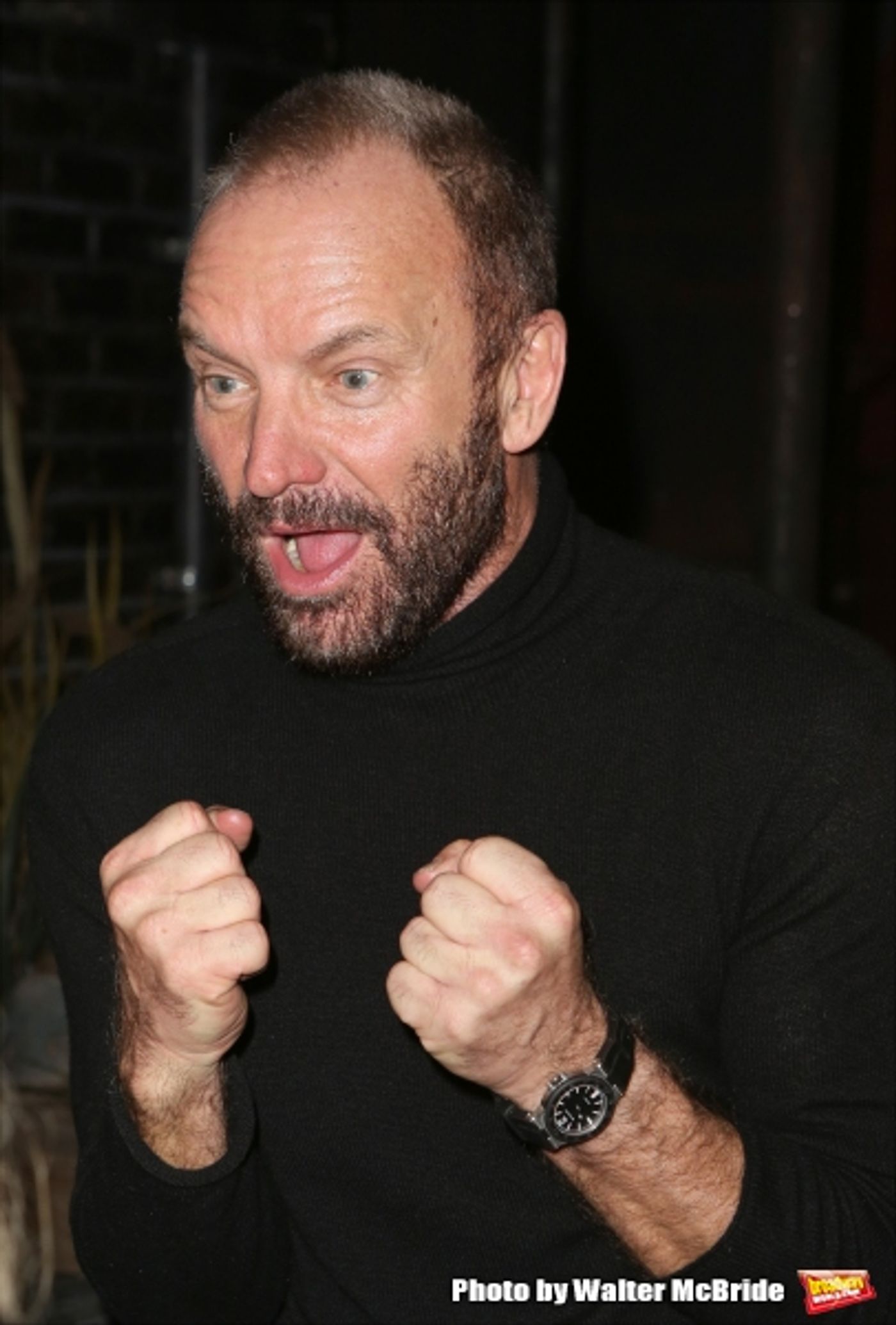Photo Coverage: Sting Celebrates Opening Night in THE LAST SHIP! Image